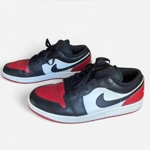 Nike Air Jordan 1 Low Bred Toe